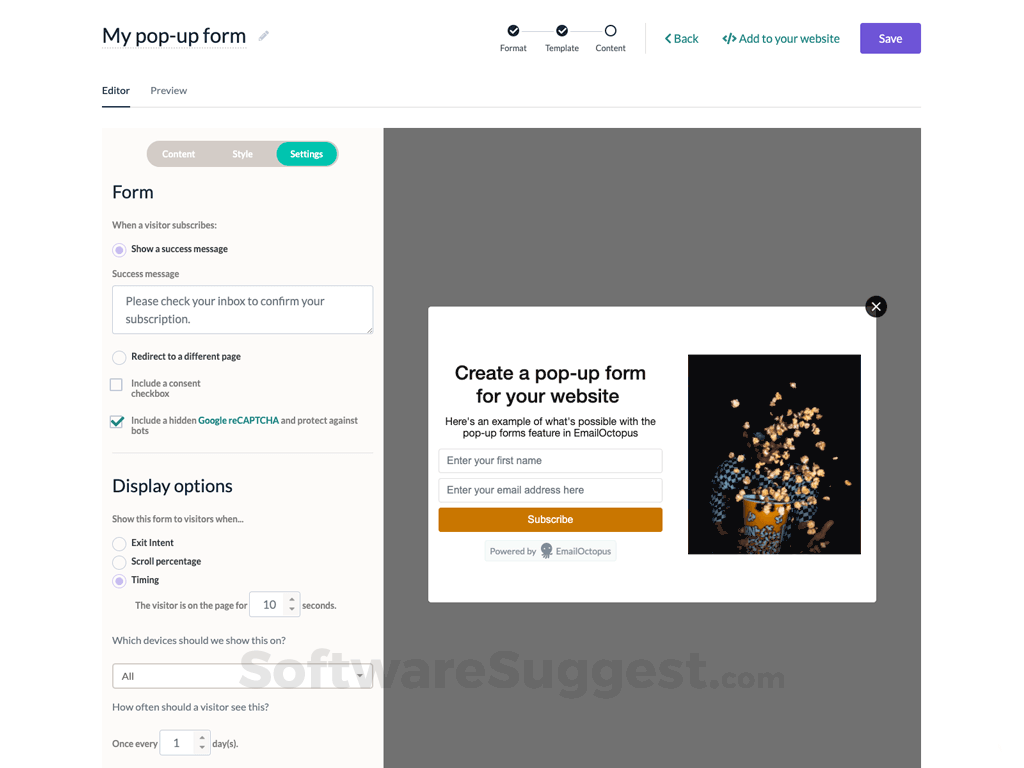 EmailOctopus Small Screenshot 4